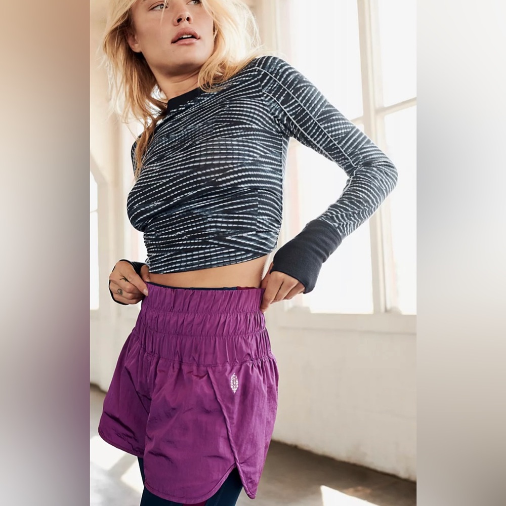 NWT Free People The Way Home Shorts Lilac Small